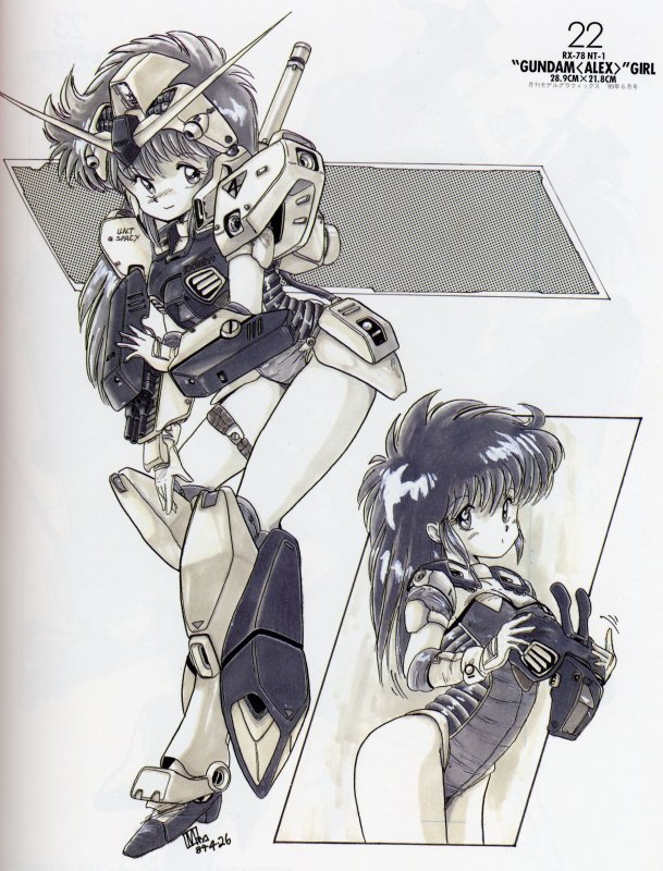 Otaku Gallery  / Art Books / Gundam - Mobile Suit Girls - Mika Akitaka / 020.jpg